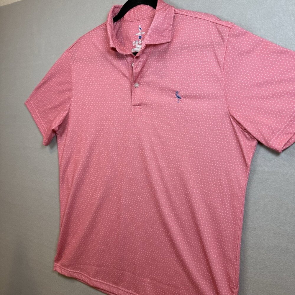 TailorByrd, Performance Golf Polo all over print Mens L, Pink - Picture 2 of 6